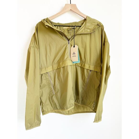 NWT Prana Women's Whistler Anorak Jacket Coat Sweet grass green Small - Picture 2 of 5